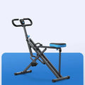 Foldable Squat Assist and Row Trainer with 3 Resistance Bands and LCD Monitor
