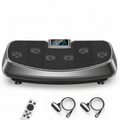 3D Vibration Plate Exercise Machine, 30 Speeds, 3 Movement Modes and Resistance Bands