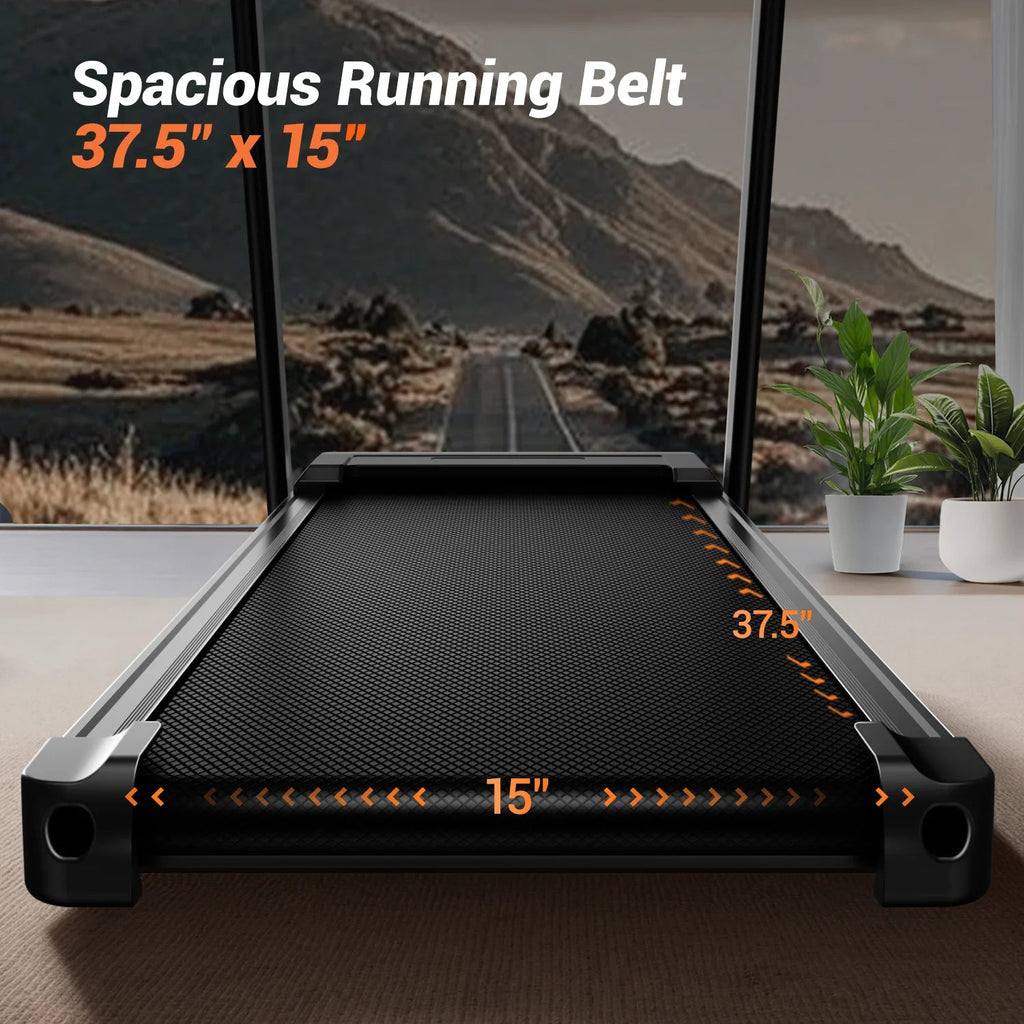 Folding Treadmill, Up to 7.5 mph, Bluetooth Audio and LED Display