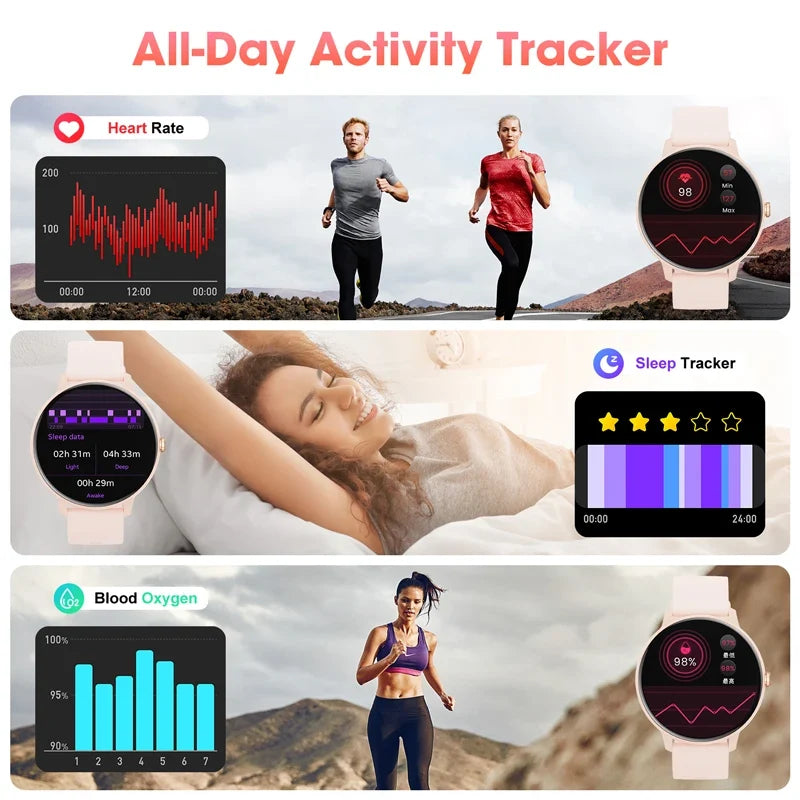 Bluetooth Calling Smartwatch, 1.39-Inch Display, Activity and Sleep Tracking