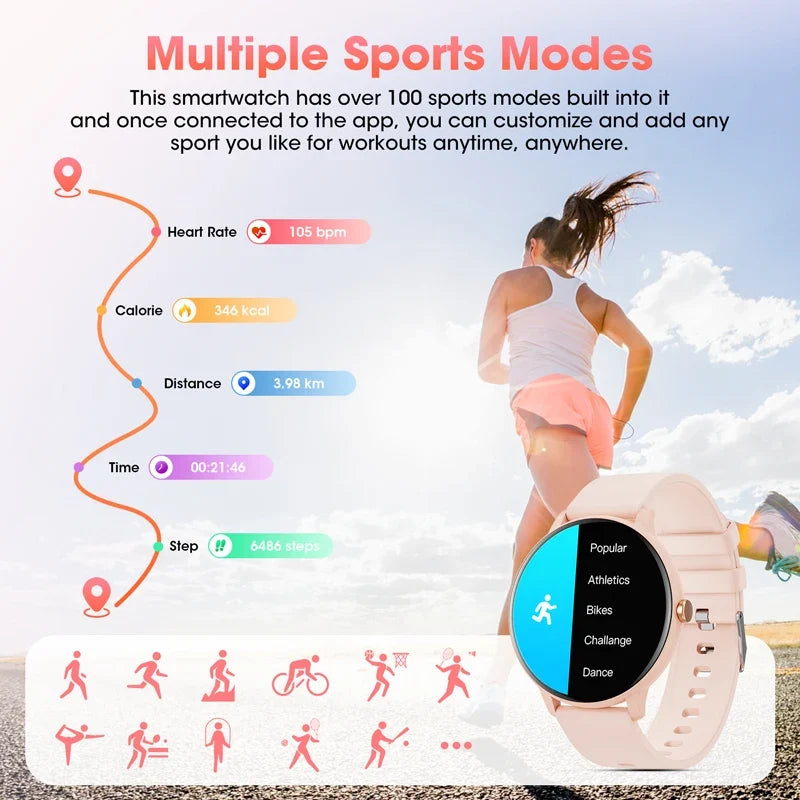 Bluetooth Calling Smartwatch, 1.39-Inch Display, Activity and Sleep Tracking
