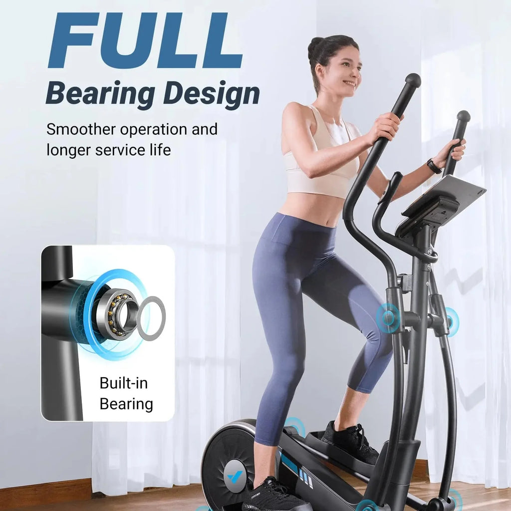 Magnetic Elliptical Trainer, 15.5-Inch Stride and 16 Resistance Levels