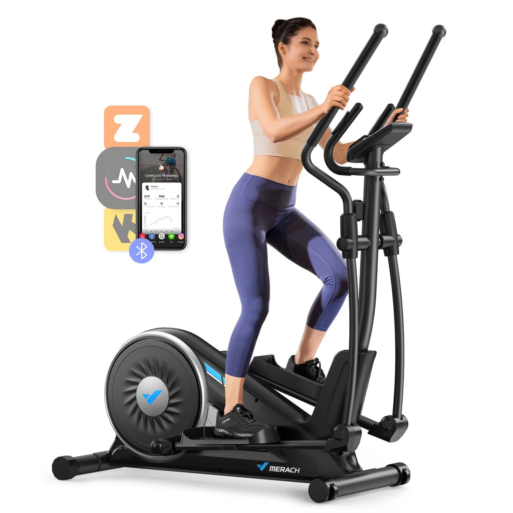 Magnetic Elliptical Trainer, 15.5-Inch Stride and 16 Resistance Levels