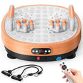 Vibration Plate Exercise Machine with Foot Roller, 99 Speeds, 9 Programs and Remote