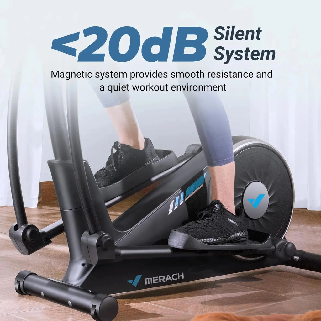Magnetic Elliptical Trainer, 15.5-Inch Stride and 16 Resistance Levels