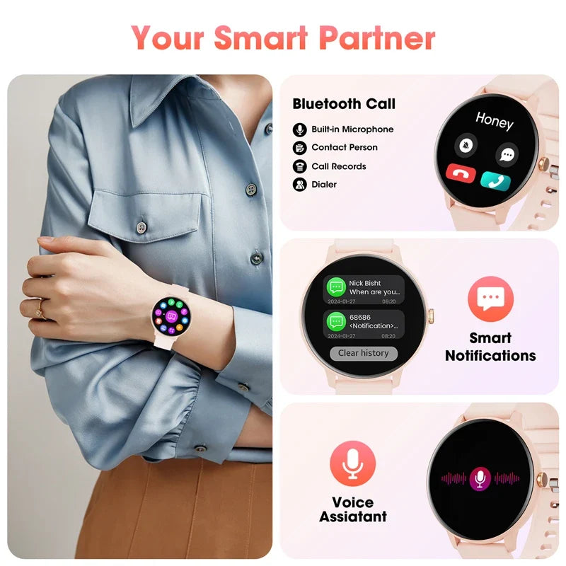 Bluetooth Calling Smartwatch, 1.39-Inch Display, Activity and Sleep Tracking