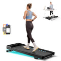 Under Desk Walking Pad Treadmill with up to 9% Electric Incline and Remote