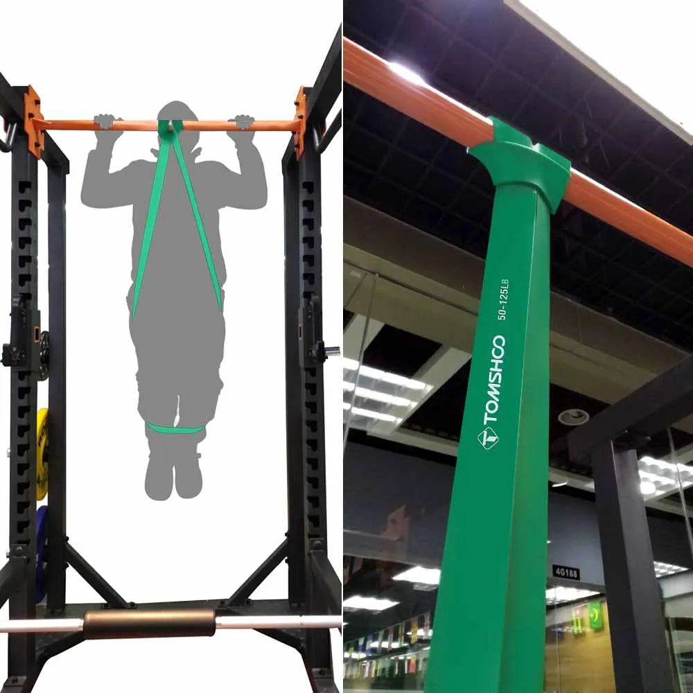 Pull-Up Resistance Bands, 5 Latex Loops with Carry Bag