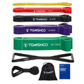 Pull-Up Resistance Bands, 5 Latex Loops with Carry Bag