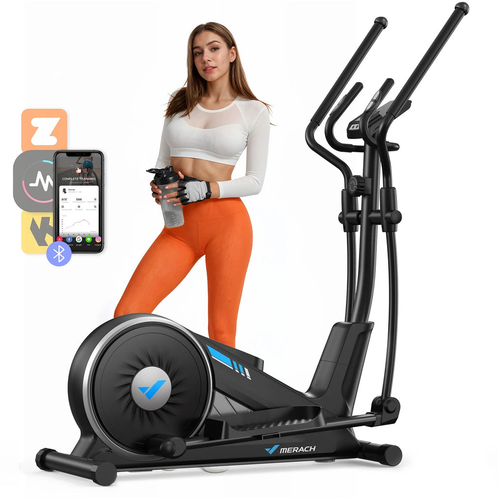 Magnetic Elliptical Trainer, 15.5-Inch Stride and 16 Resistance Levels