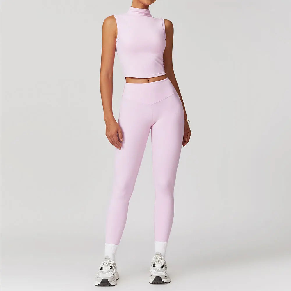 Women's Stretch Activewear Sets with Leggings or Skirt