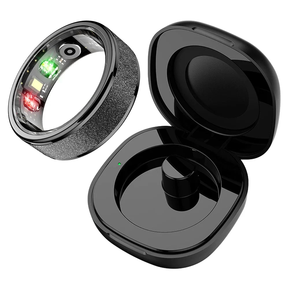 Smart Ring with Activity Tracking and Charging Case