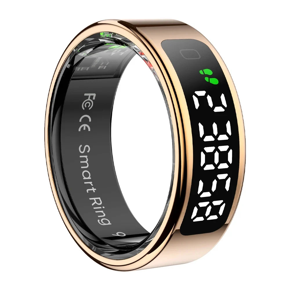 Smart Ring with OLED Display, Sleep and Activity Tracking