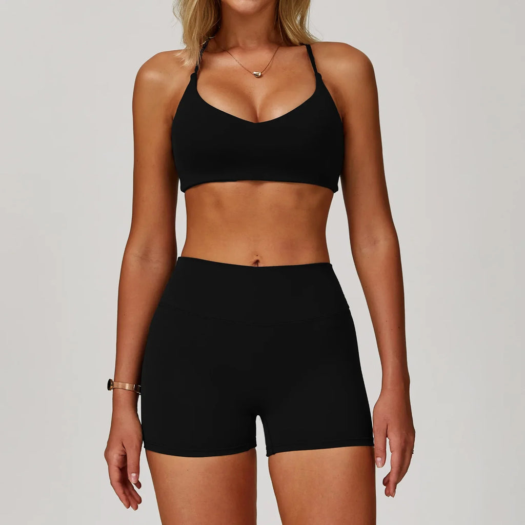 Women's Yoga Activewear Sets with Shorts, Leggings or Flared Pants