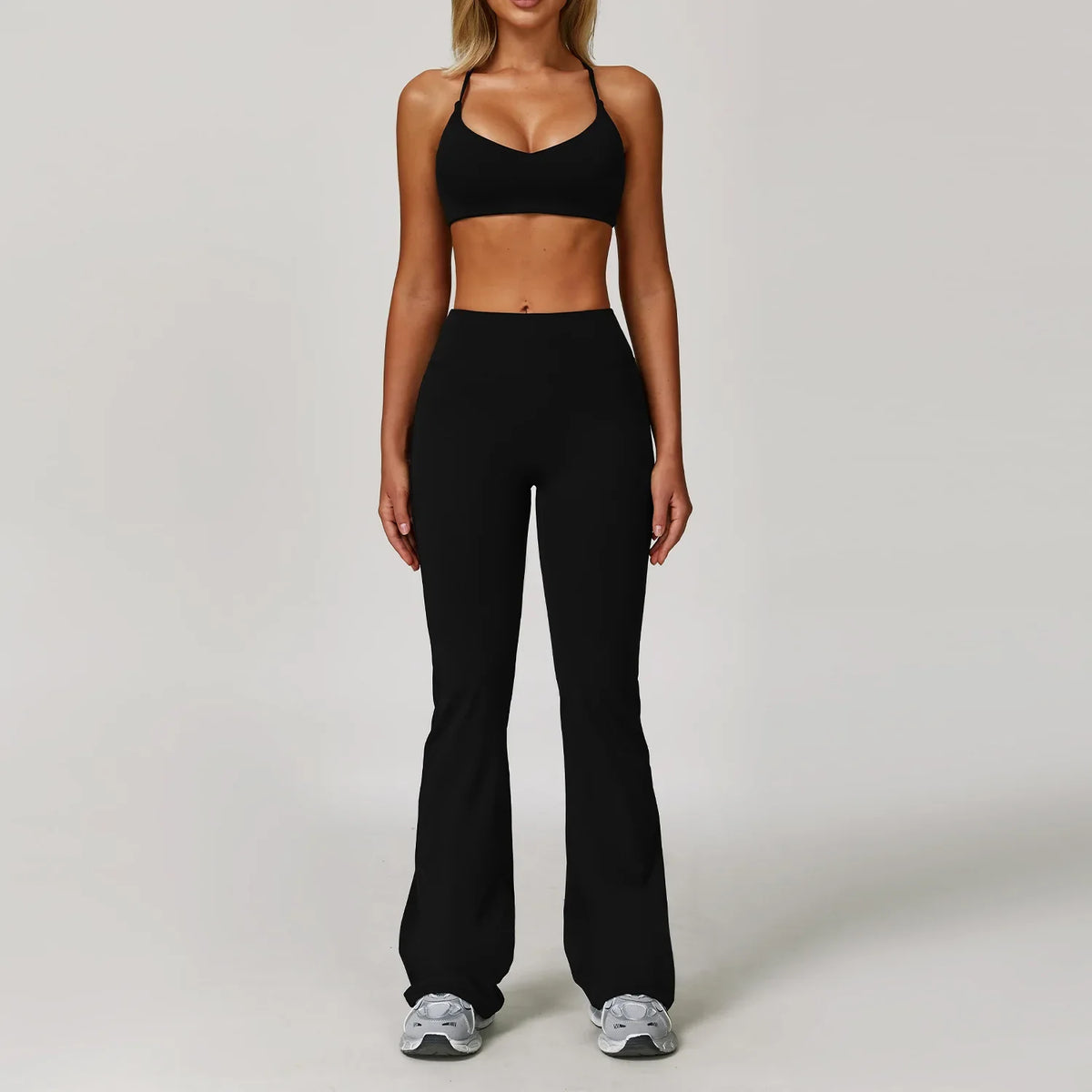Women's Yoga Activewear Sets with Shorts, Leggings or Flared Pants