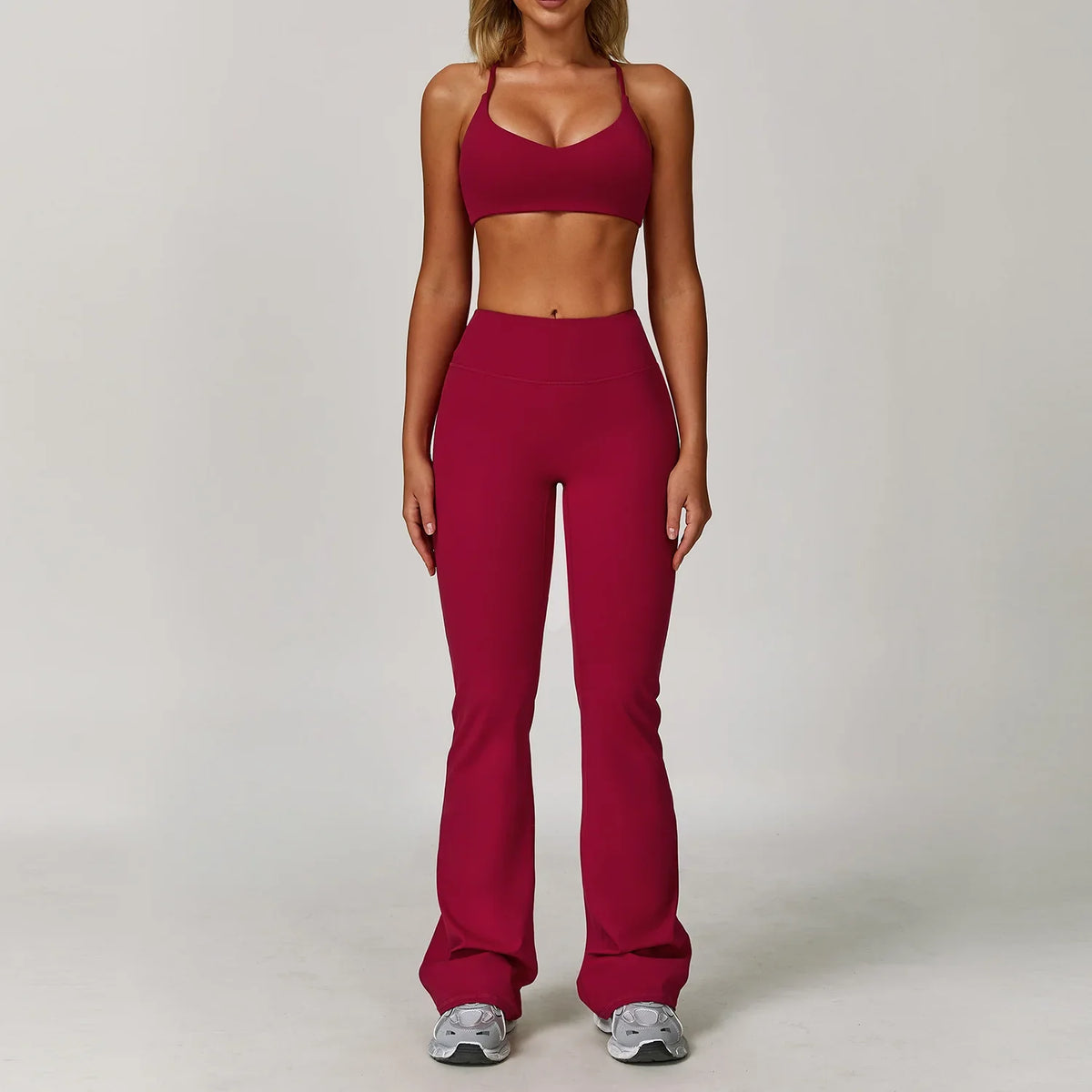 Women's Yoga Activewear Sets with Shorts, Leggings or Flared Pants