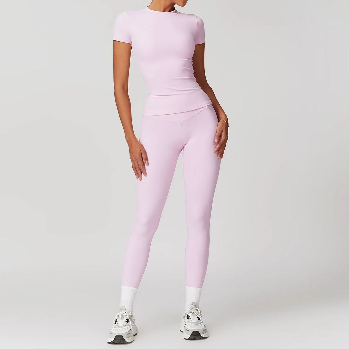 Women's Stretch Activewear Sets with Leggings or Skirt