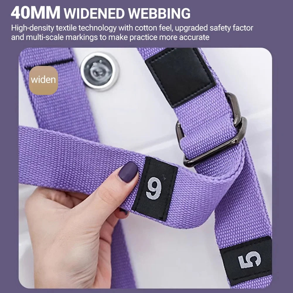 Adjustable Aerial Yoga Sling with Door Anchors and Carry Bag