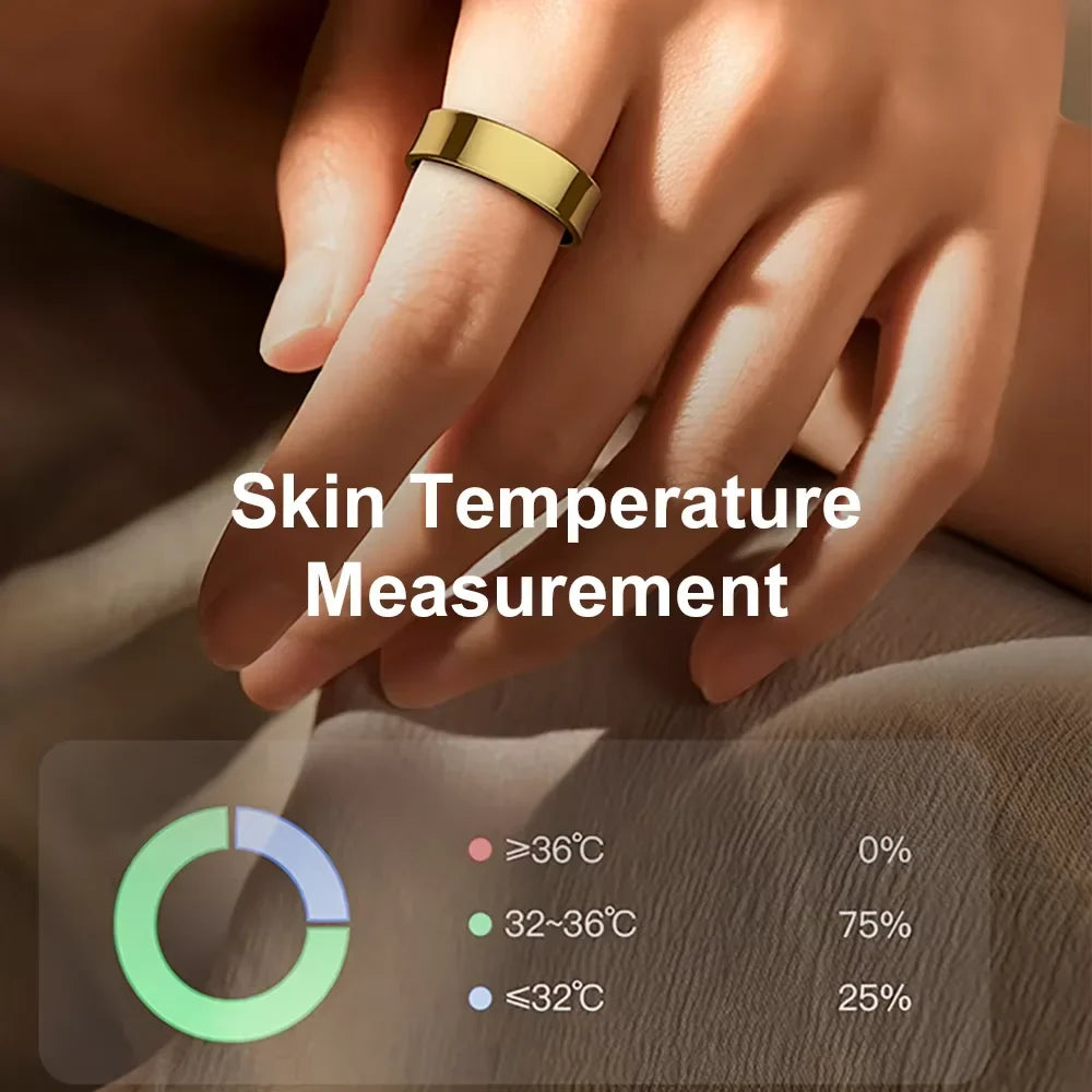 Smart Ring with Activity and Sleep Tracking and Charging Case