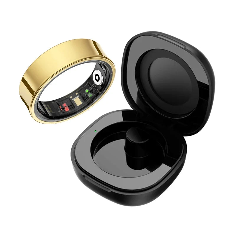 Smart Ring with Activity and Sleep Tracking and Charging Case