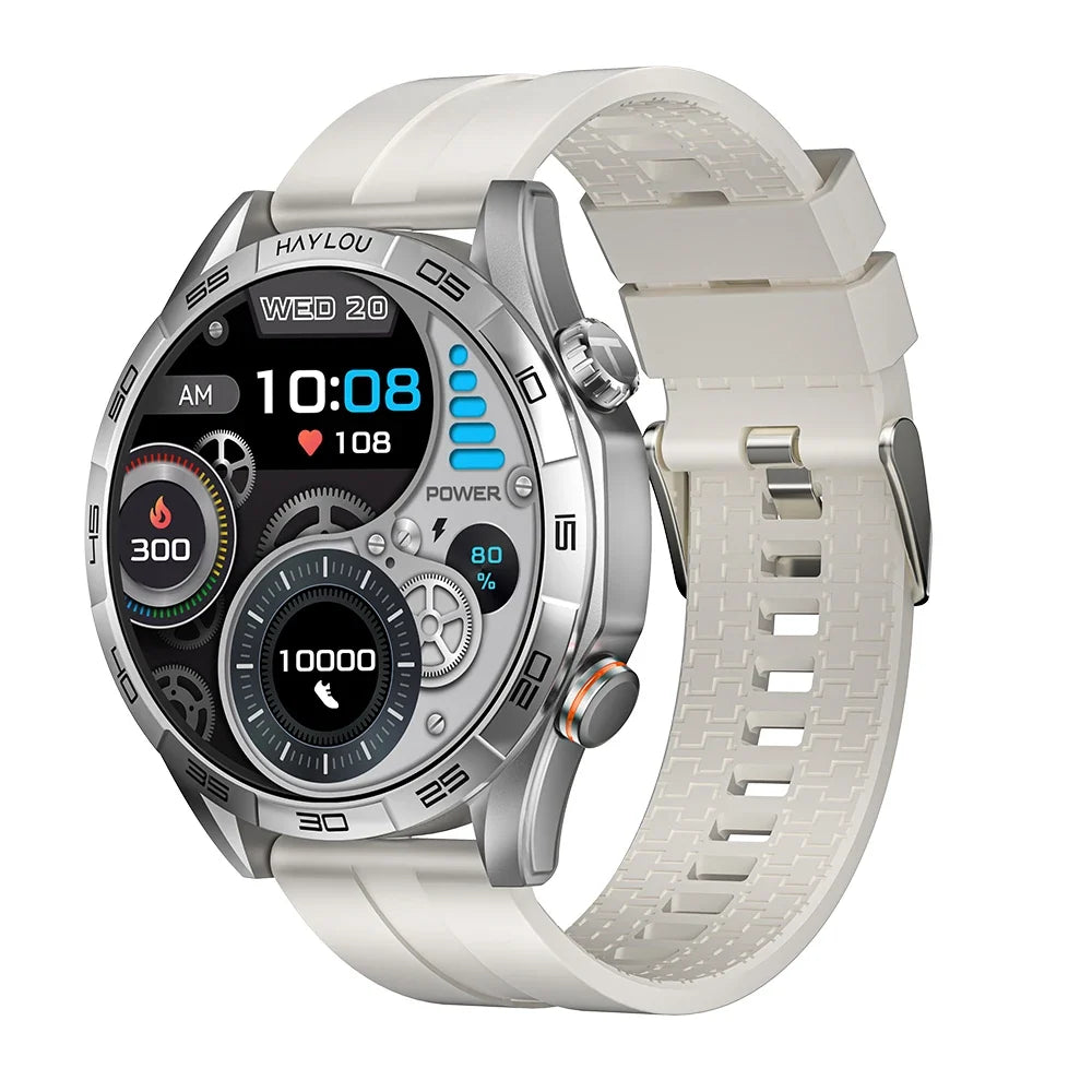 Bluetooth Calling Smartwatch, Solar 5, 1.58-Inch AMOLED and Sports Modes
