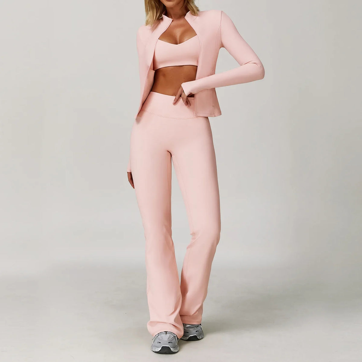 Women's Yoga Activewear Sets with Shorts, Leggings or Flared Pants