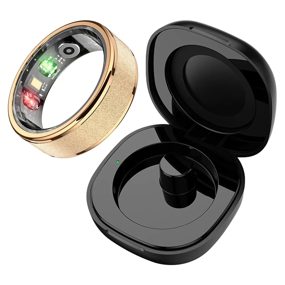 Smart Ring with Activity Tracking and Charging Case