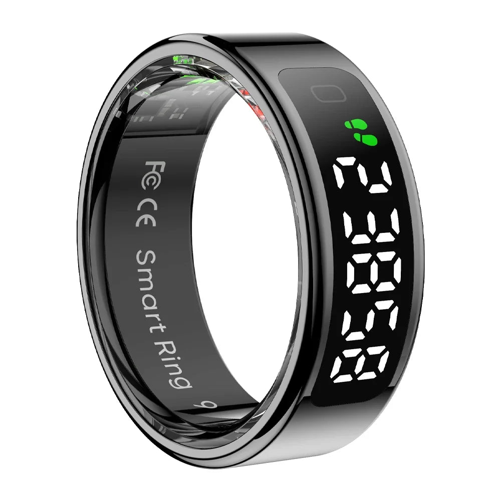 Smart Ring with OLED Display, Sleep and Activity Tracking