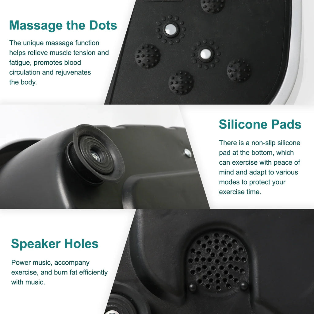 Vibration Plate Exercise Machine, 99 Speeds, 5 Programs and Remote