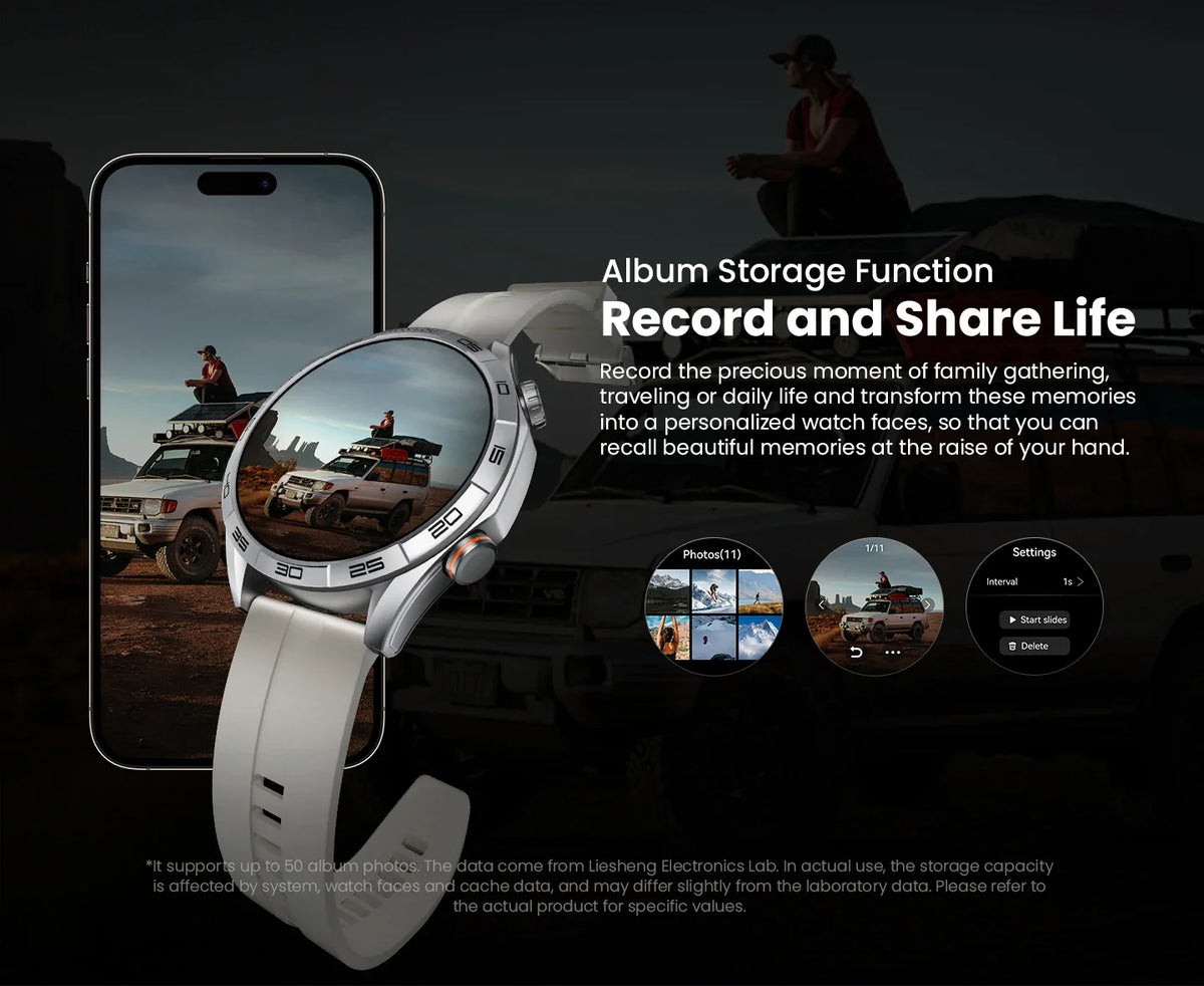 Bluetooth Calling Smartwatch, Solar 5, 1.58-Inch AMOLED and Sports Modes