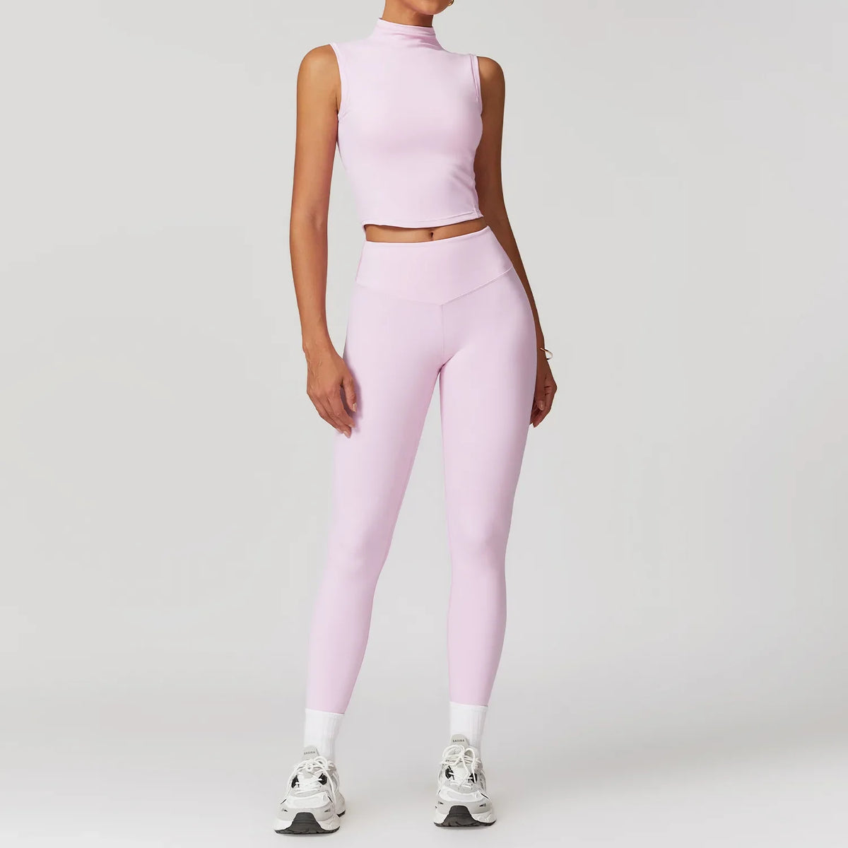 Women's Stretch Activewear Sets with Leggings or Skirt