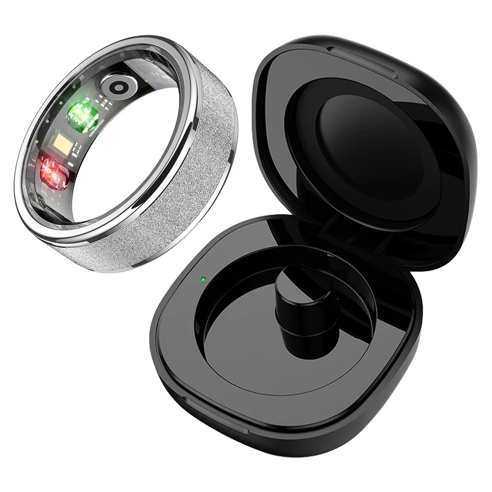Smart Ring with Activity Tracking and Charging Case