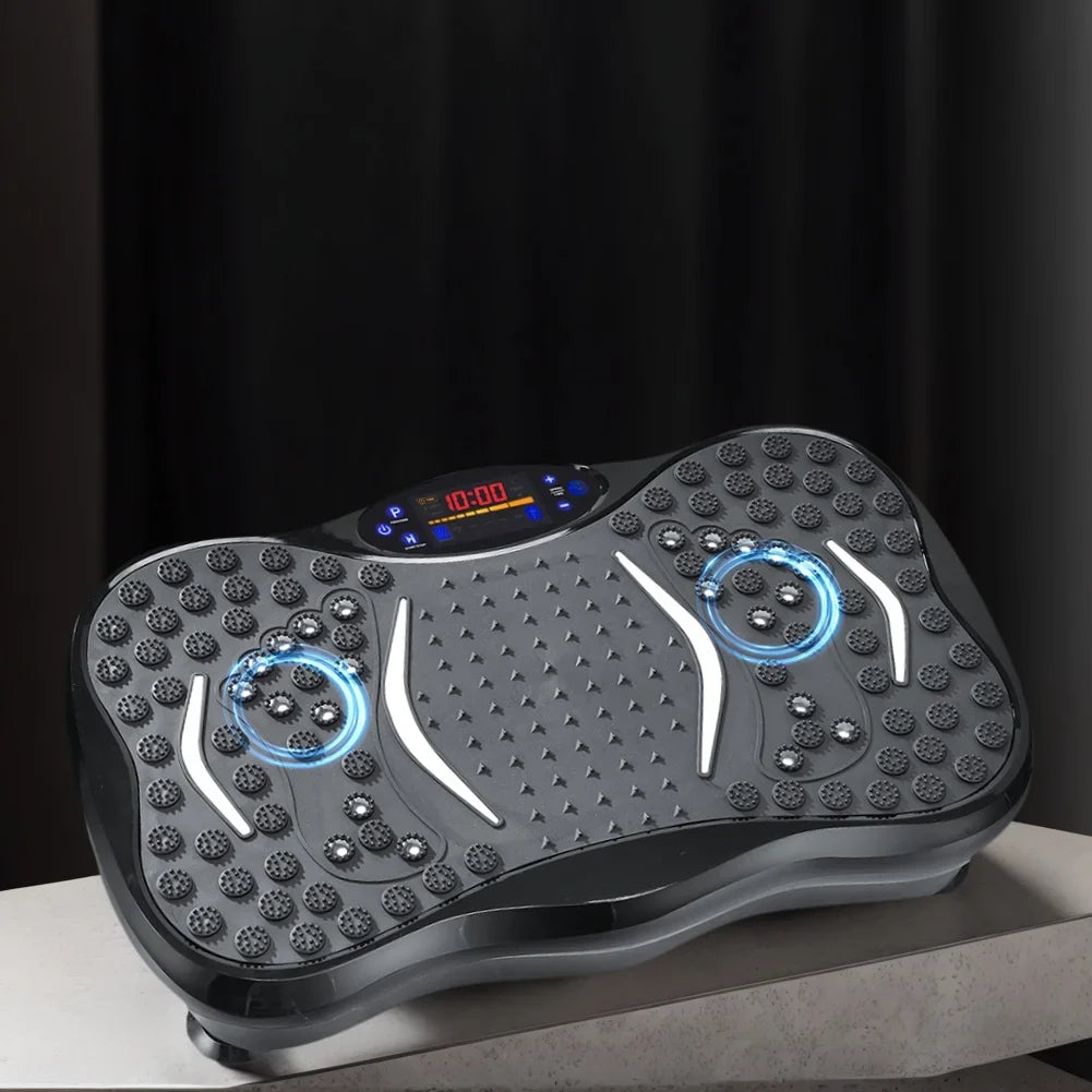 Bluetooth Vibration Plate Exercise Machine with Textured Foot Platform