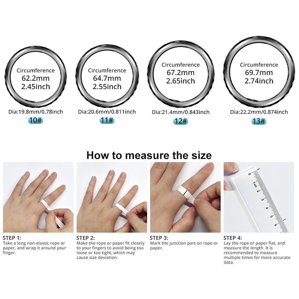 Smart Ring with Activity and Sleep Tracking, Rotating Spinner and Charging Case