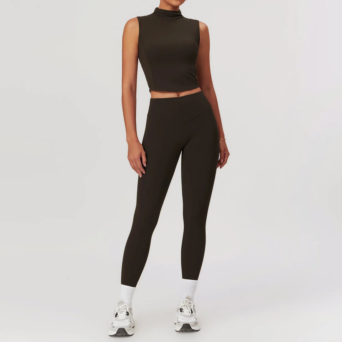 Women's Stretch Activewear Sets with Leggings or Skirt