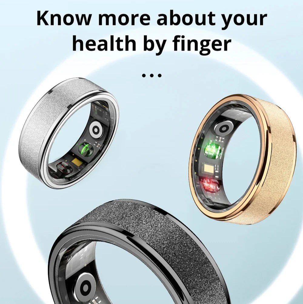 Smart Ring with Activity Tracking and Charging Case