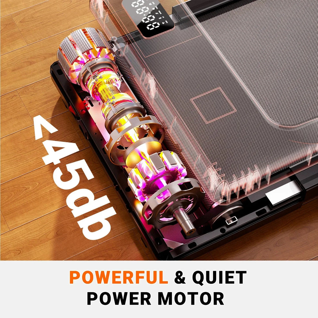 Under Desk Walking Pad Treadmill, Up to 2.5 mph, LED Display and Remote