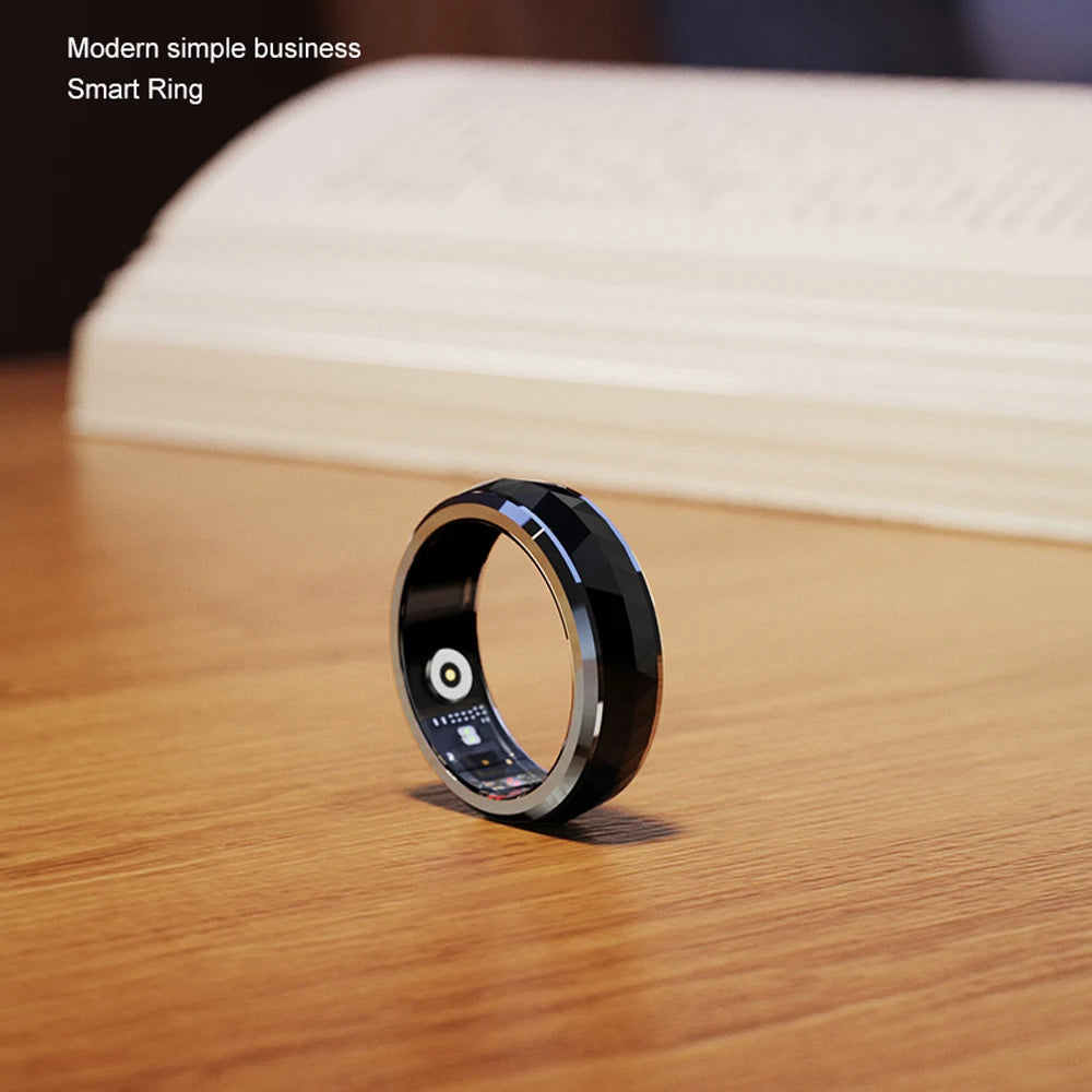 Smart Ring with Activity and Sleep Tracking, Rotating Spinner and Charging Case