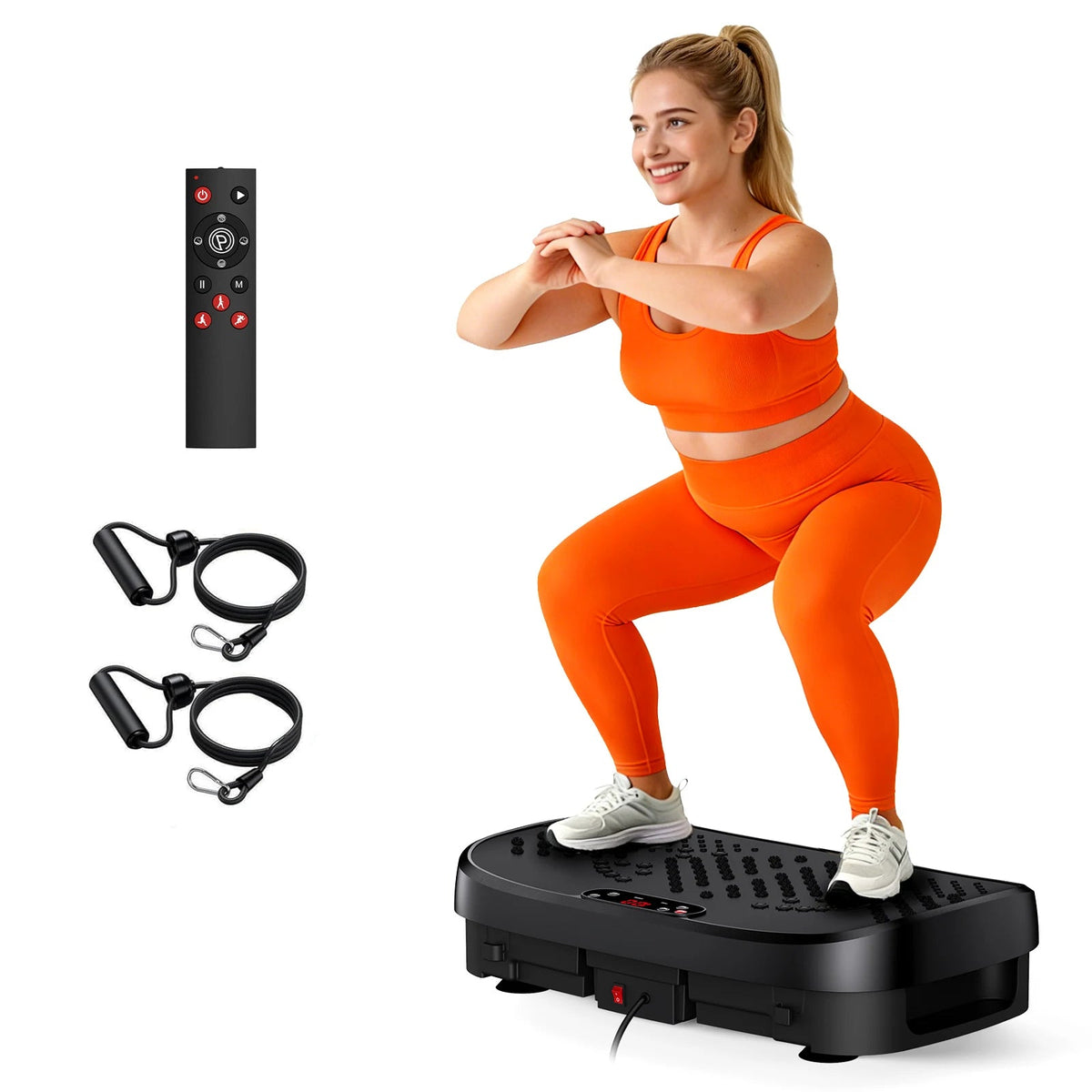 Vibration Plate Exercise Machine, 120 Speeds and Non-Slip Platform